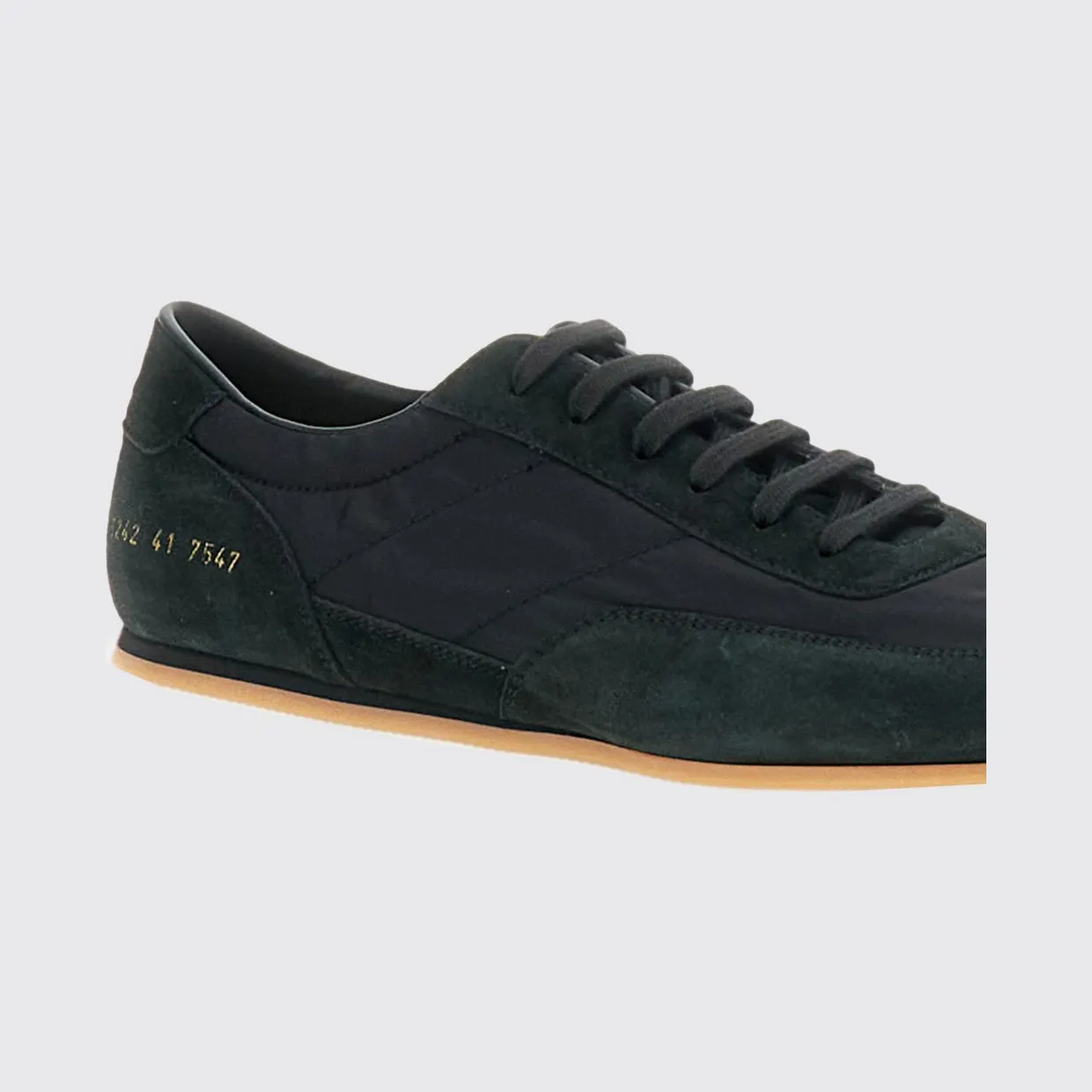 Common projects Minimal Runner Suede and Nylon Sneakers Black (52427547) (3)