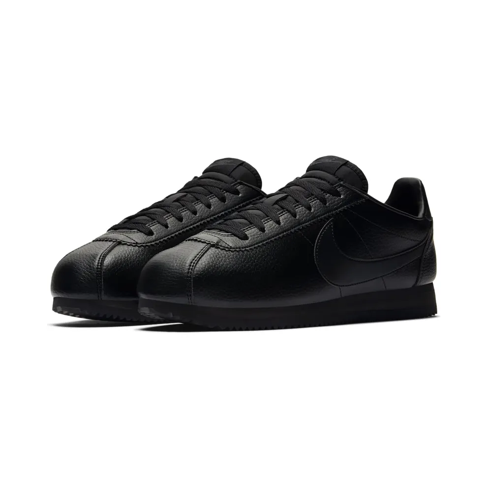 Nike Classic Cortez Leather Triple Black Black/Black-Anthracite (749571-002)