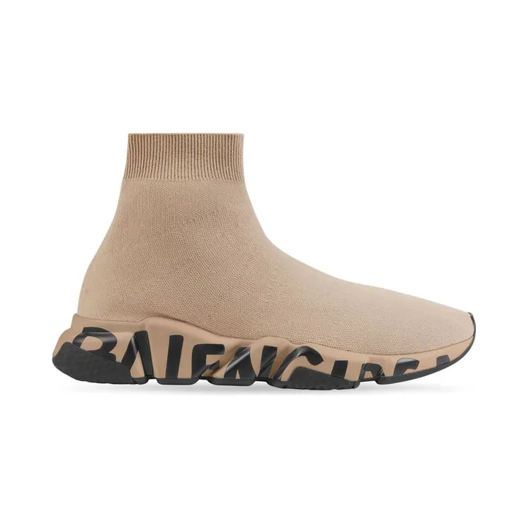 Balenciaga Speed Beige Black (645334W2DB79710)