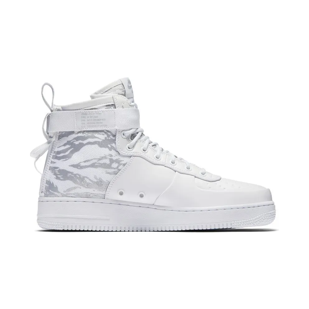 Nike SF Air Force 1 Mid Premium White/White/White (AA1129-100)