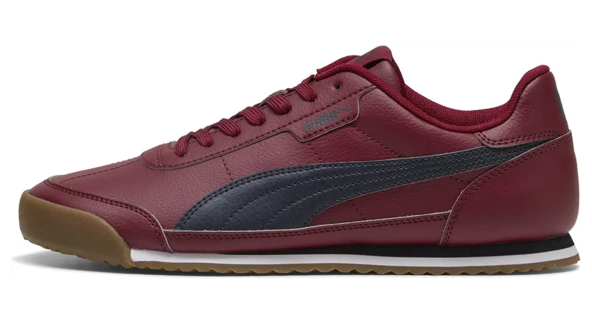 Puma Turino II “Garnet Glow / New Navy / Puma White / Gum” (397452_32)