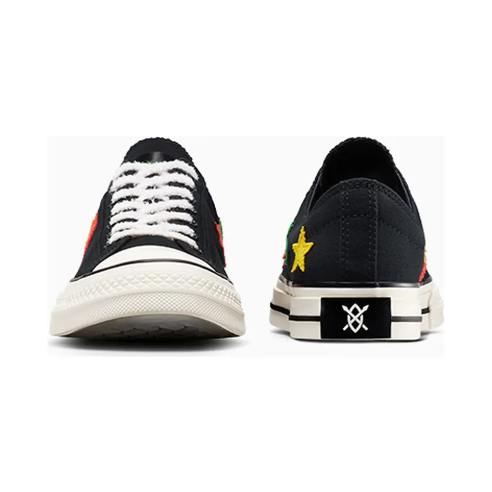 Converse x Daily Paper Star Player 76 Black/Fern Green/Cyber Yellow (A13860C)