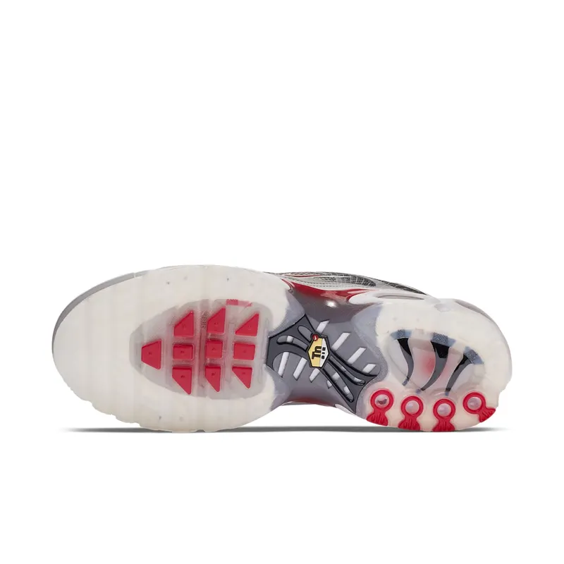 Nike Air Max Plus Wave Grid Grey Neutral Grey/White-Varsity Red (BV1983-001)