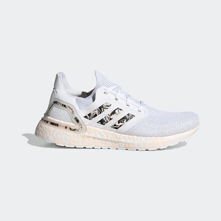 Adidas Ultraboost 20 ‘Glam Pack – White Pink Tint’ Cloud White/Pink Tint/Core Black (FW5721)