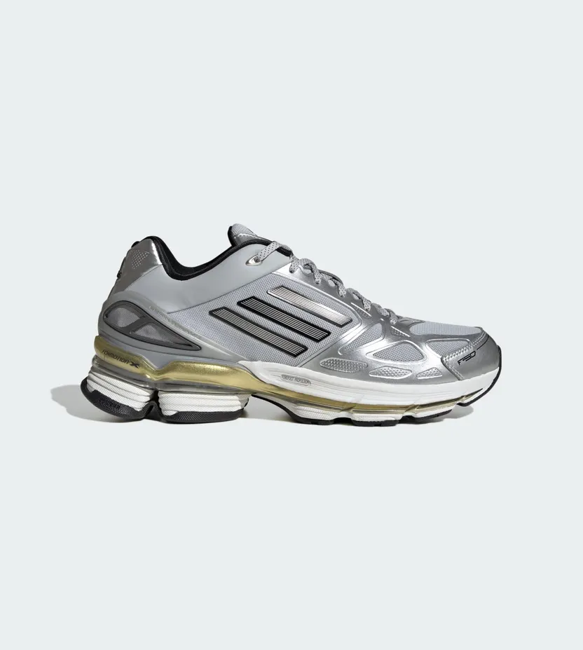Adidas ADIZERO F50 SCHOENEN Silver Metallic / Core Black / Gold Metallic (KI1697)