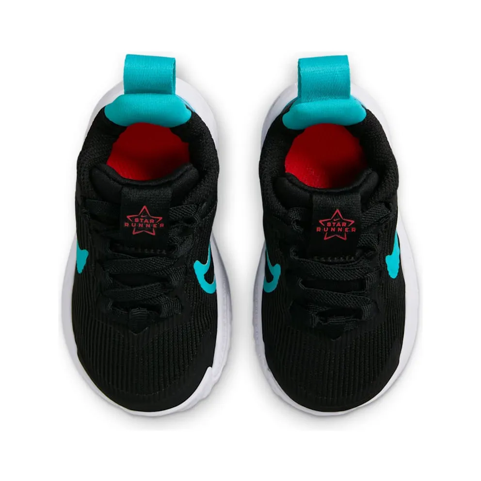 Nike Star Runner 4 Black Bright Crimson White Dusty Cactus (DX7616-009)