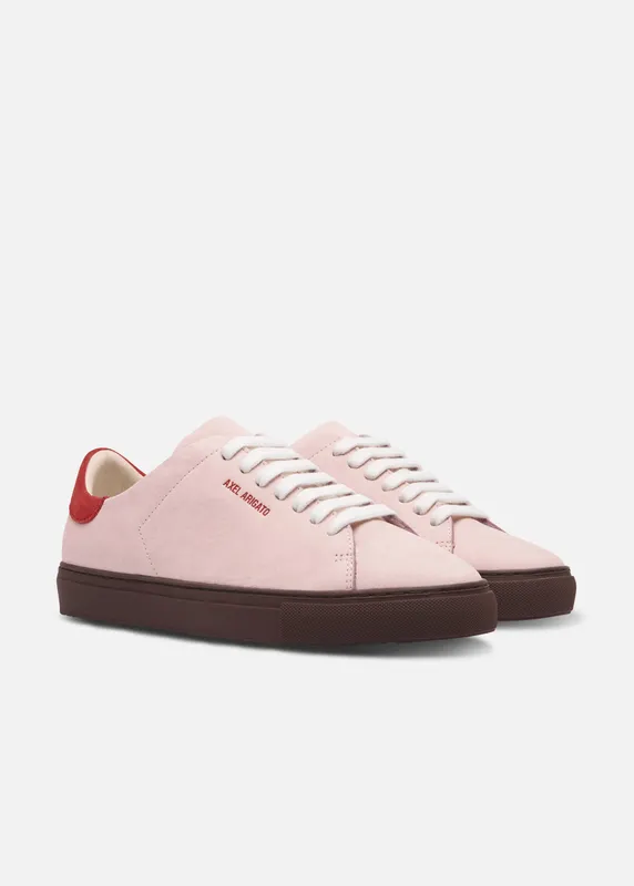 Axel Arigato Clean 90 Sneaker “Light Pink,Red” (F4626002)