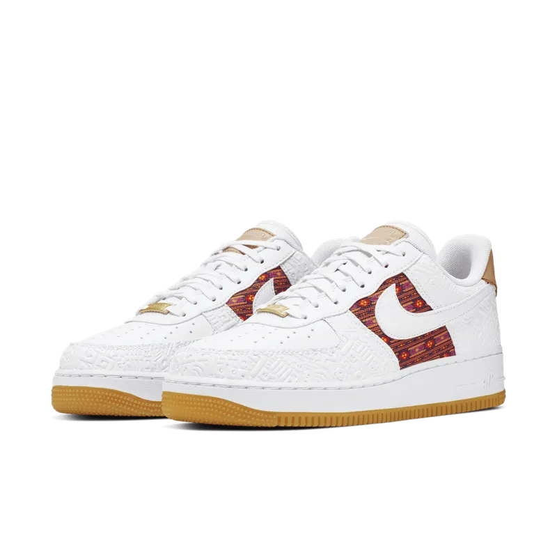 Nike Air Force 1 Low Aztec White/Multi-Color-Vachetta Tan (CK6601-100)