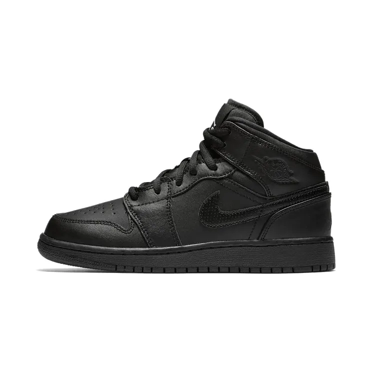 Air Jordan 1 Mid BG “Black / White” (554725-044)