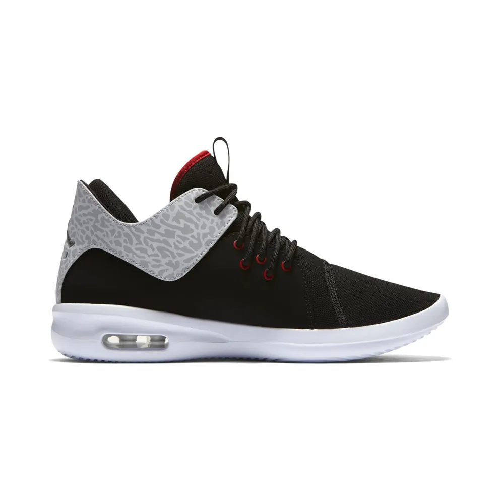 Jordan First Class Black Cement Black/White-Matte Silver-Gym Red (AJ7312-002)