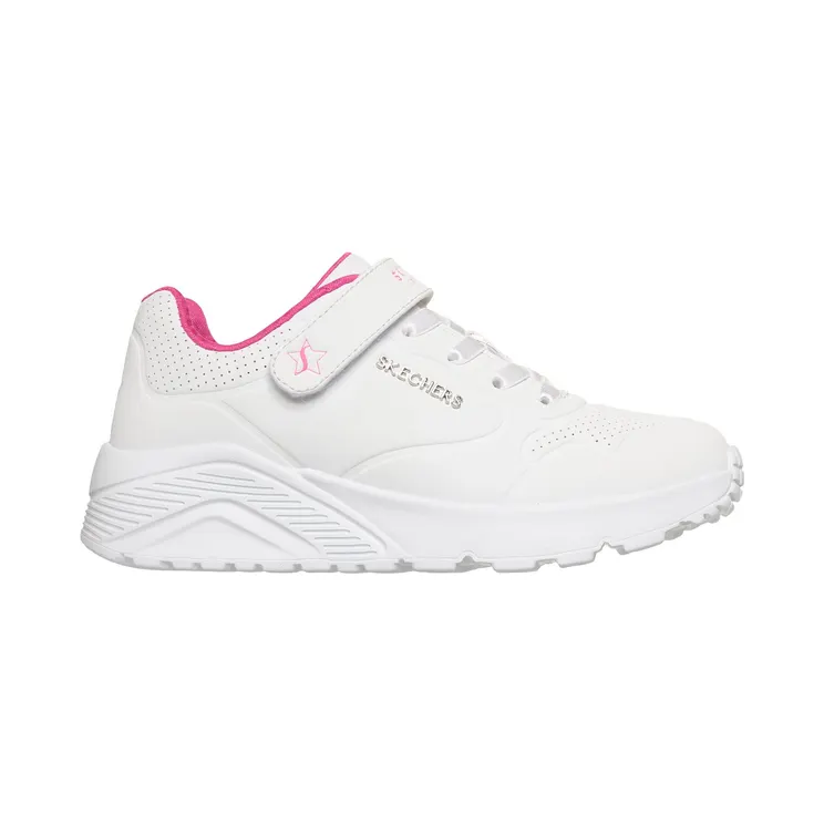 Skechers Uno Lite “Star Icon White / Heet Pink” (310429LWHP)
