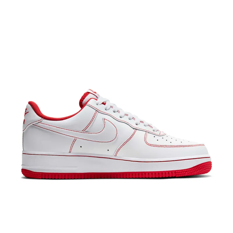 Nike Air Force 1 Low ’07 White University Red (CV1724-100)
