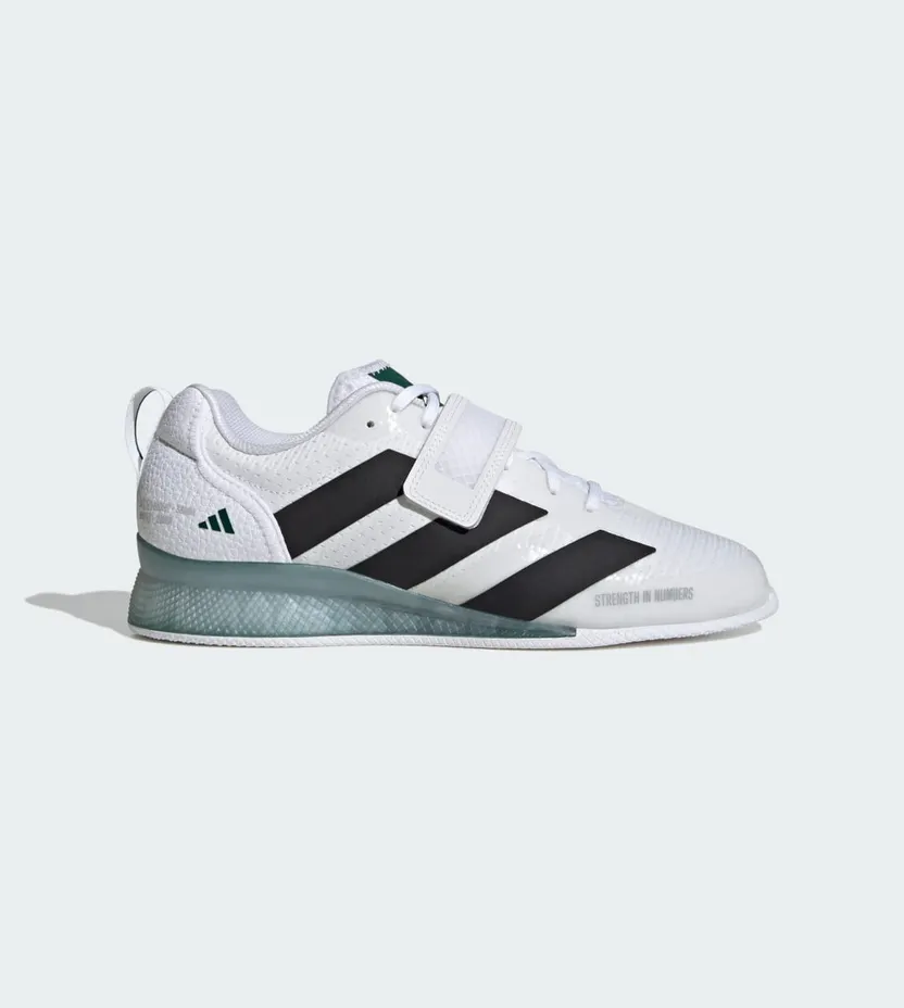 Adidas Adipower Weightlifting 3 Cloud White / Core Black / Collegiate Green (IH8233)