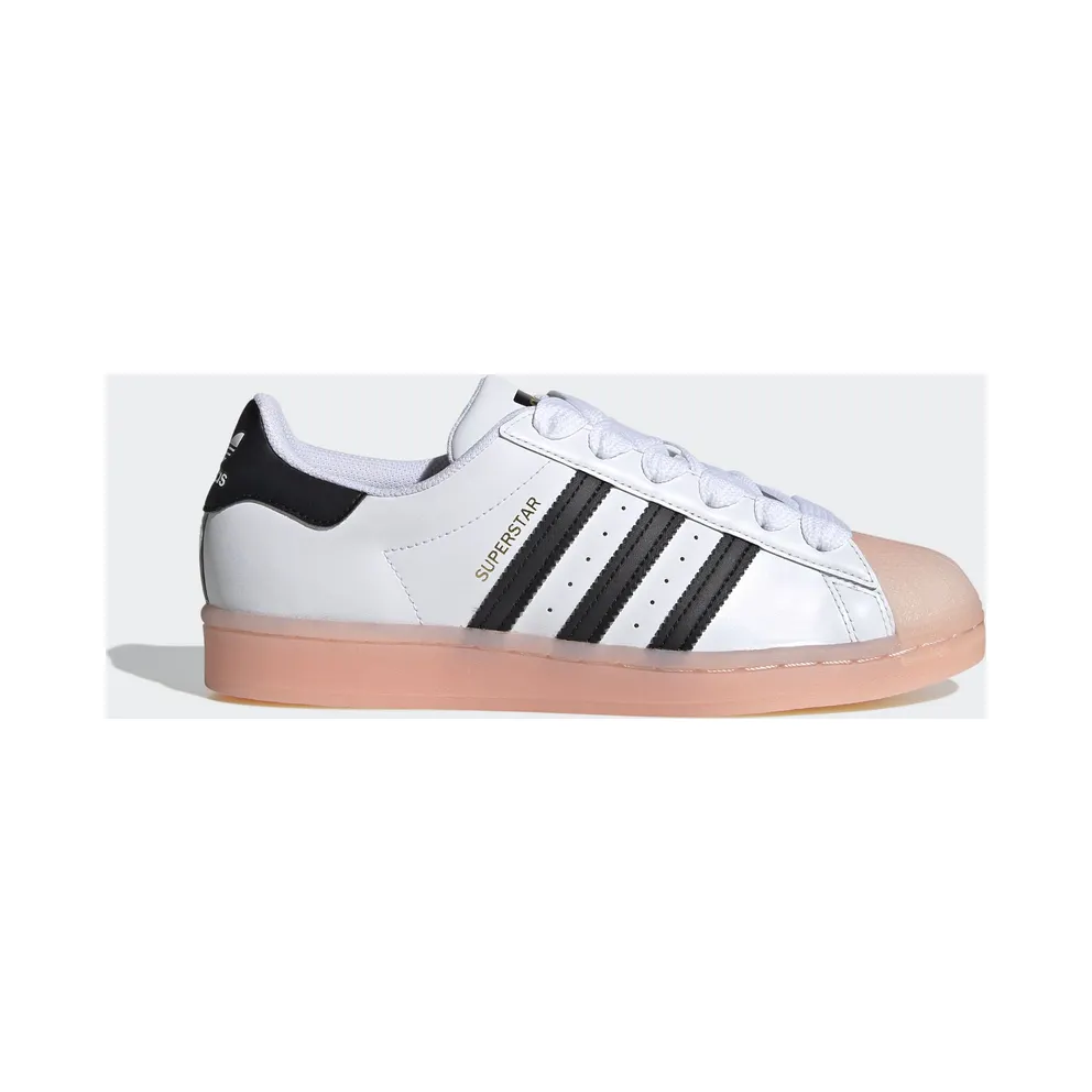 adidas Superstar White Black Haze Coral (W)