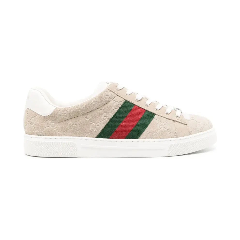 Gucci Ace Web – Beige (798652AADV9)