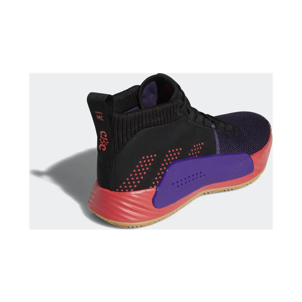 adidas Dame 5 Black Red Purple Core Black/Shock Red/Active Purple (BB9313)