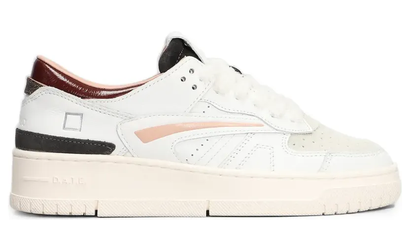 D.A.T.E. Torneo Sneakers mit perforierten Einsätzen – Weiß (W451TOCOWX)