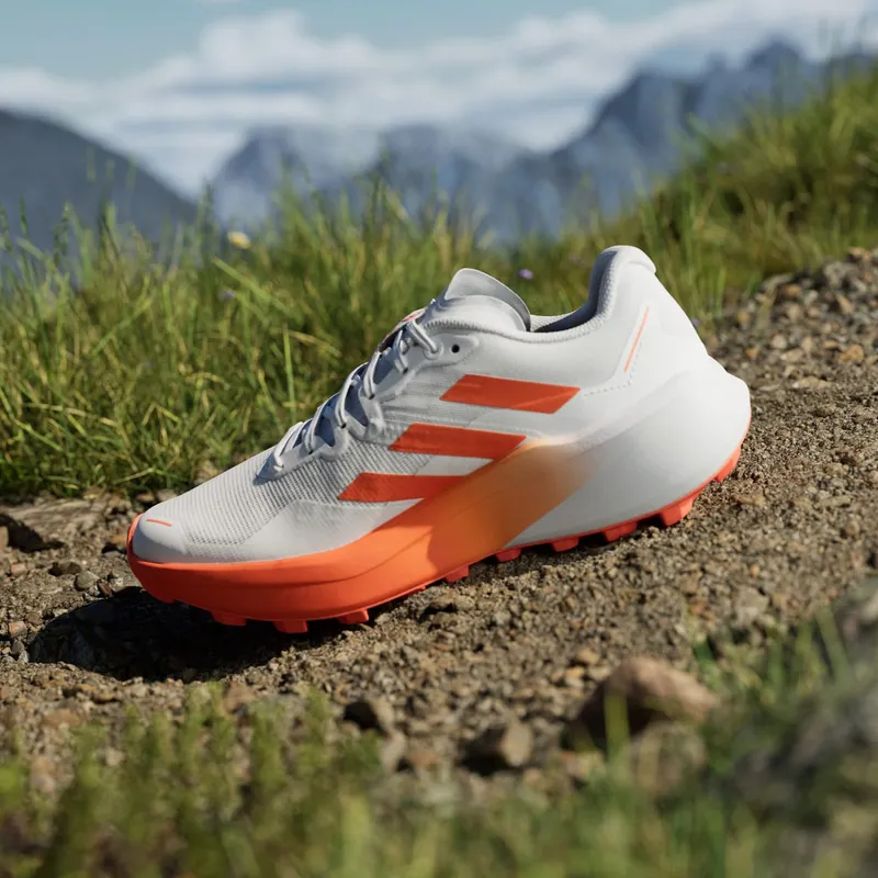Adidas Terrex Agravic 3 Trail Running Cloud White / Semi Impact Orange / Dash Grey (JI0955)