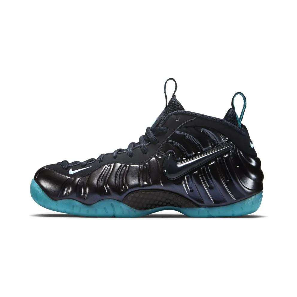 Nike Air Foamposite Pro Dark Obsidian Dark Obsidian/Dark Obsidian-Blue Aquamarine (624041-402)