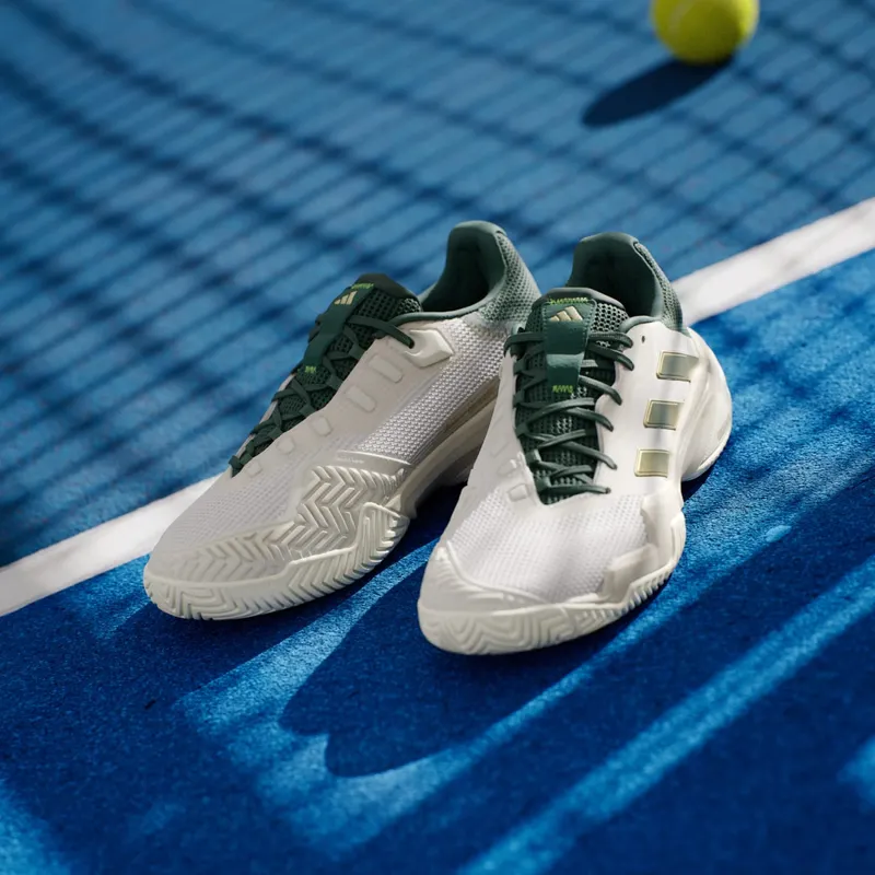Adidas Barricade 13 Tennis Core White / Gold Metallic / Collegiate Green (IH5140)