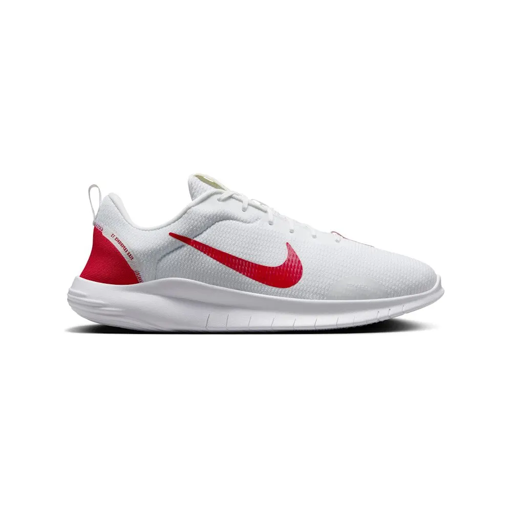 Nike Flex Experience Run 12 White University Red (DV0740-102)