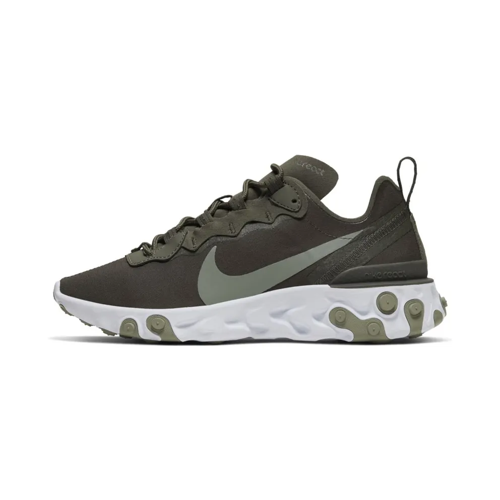 Nike React Element 55 “Cargo Khaki / White / Jade Stone” (BQ2728-302)