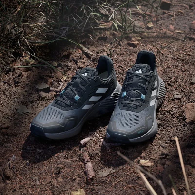 adidas Terrex Soulstride Rain Rdy Trail Running Core Black Crystal White Grey Four (IE9402)