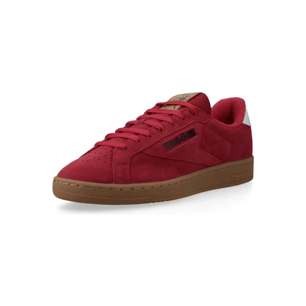 Reebok Club C 85 Grounds Shoes Vector Red / Glen Green / Reebok Rubber Gum-04 (GV6954)