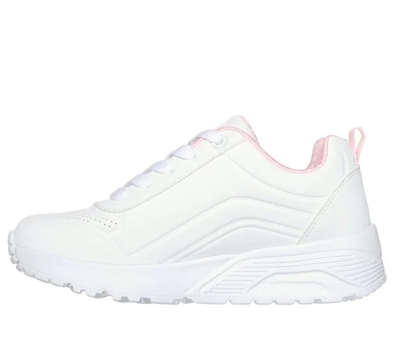 Skechers UNO Lite – Easy Zip Sneaker White