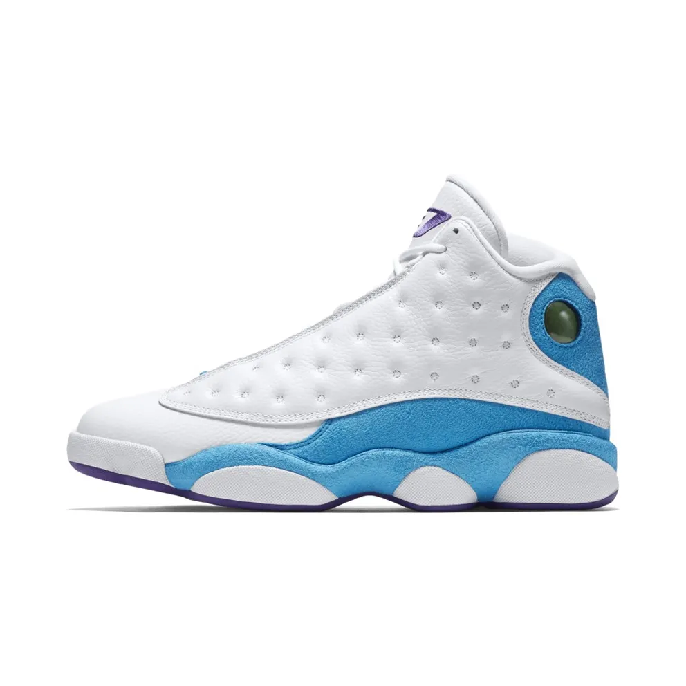Jordan 13 Retro Chris Paul Home White/India Blue/Purple Campus (807504-107)