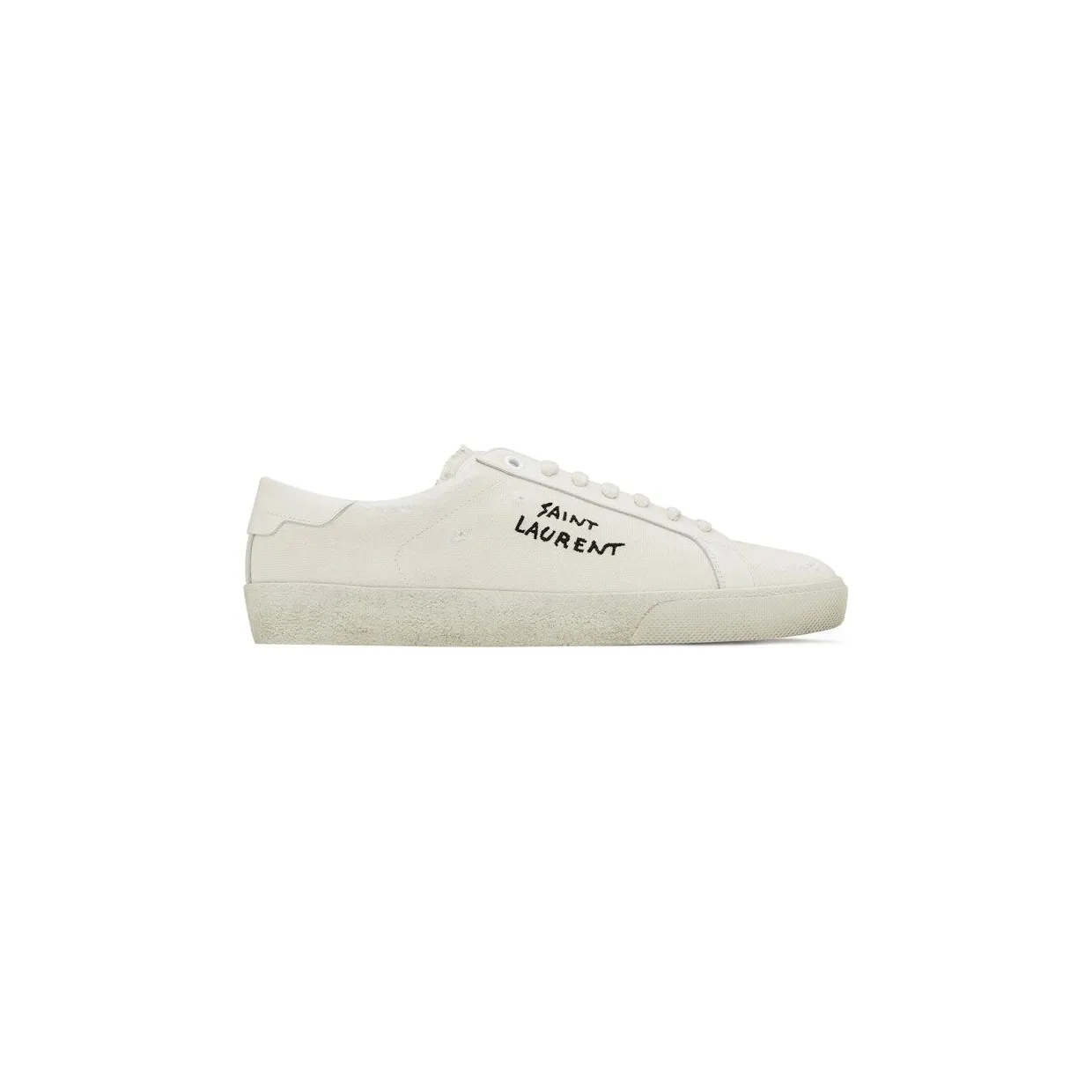 Saint Laurent Court Classic SL/06 Low Distressed Cream (610648GUP109113)