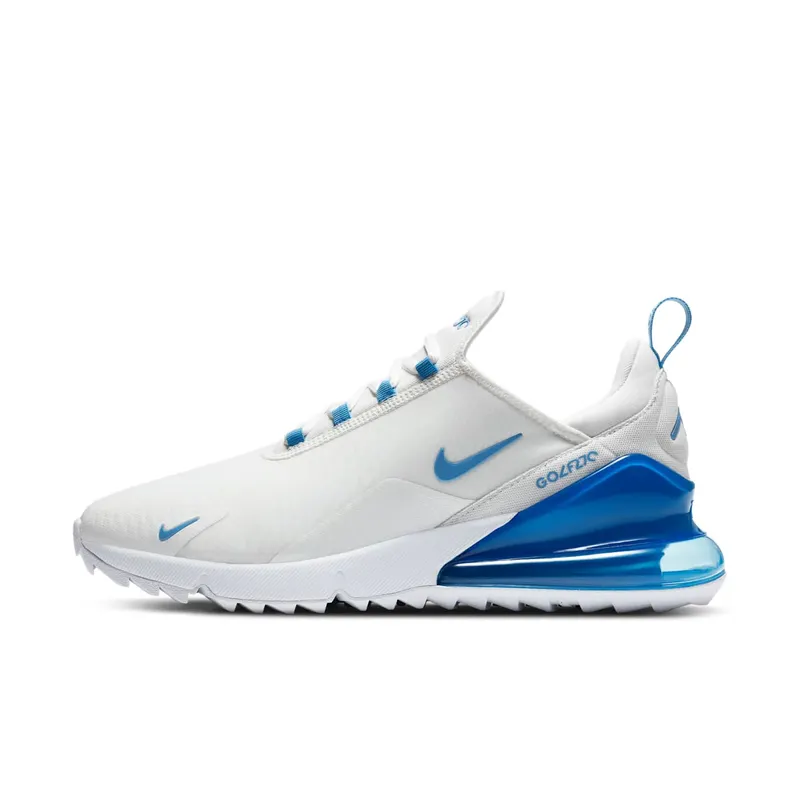 Nike Air Max 270 Golf White University Blue Metallic Summit White/White-University Blue-Coast (CK6483-101)