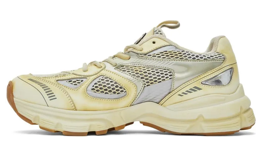 Axel Arigato Yellow Dip-Dye Marathon Sneakers (93110) (3)