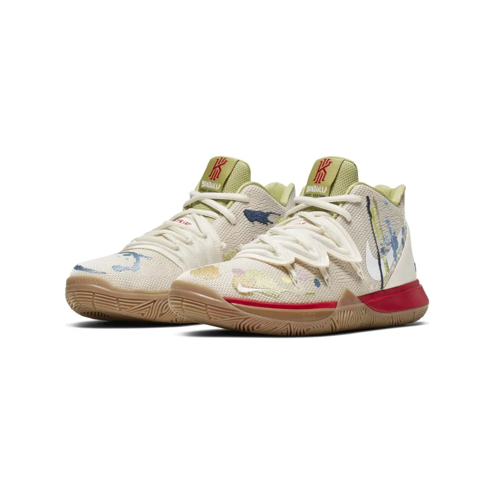 Nike Kyrie 5 Bandulu (GS) Light Bone/Green-Red (CQ4326-100)