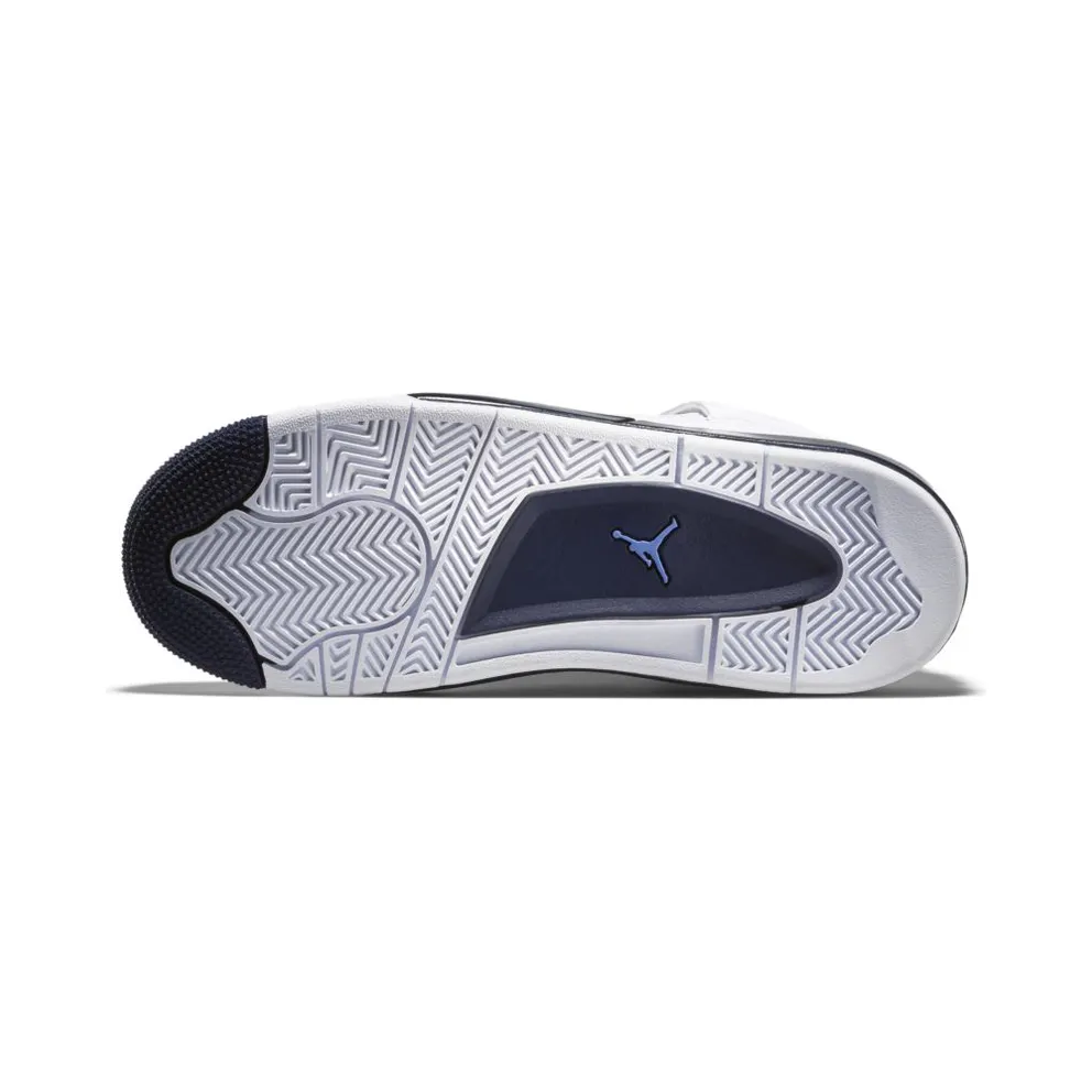 Jordan 4 Retro Columbia 2015 (GS) White/Legend Blue-Midnight Navy (408452-107)