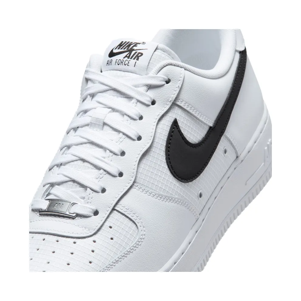 Nike Air Force 1 White/White/Black (IR0952-100)
