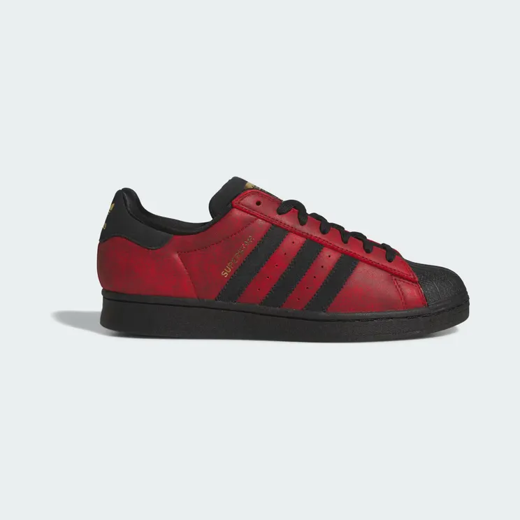 adidas Superstar ADV “Better Scarlet / Core Black / Gold Metallic” (KJ5118)