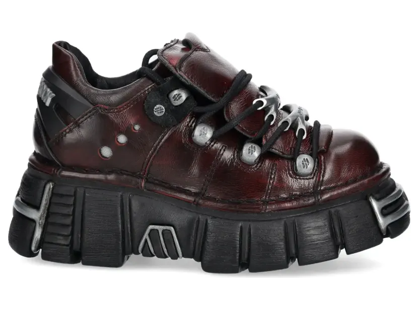 New Rock M-120N-C67 met plateauzool en metallic detail “Red” (M120NC67)
