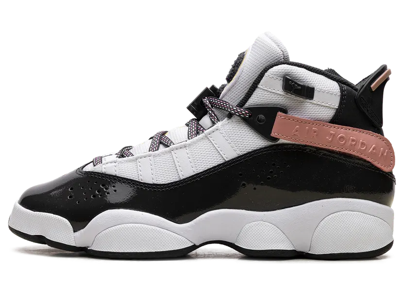 Jordan 6 Rings GS “White Red Stardust Vapor Green Anthracite” (DV3178-101)