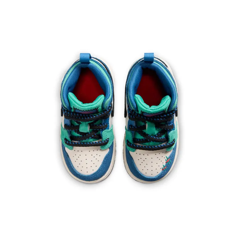 Air Jordan 1 Chalk/True Blue/Kinetic Green/University Red (IO2055-100)