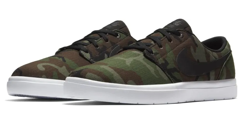 Nike Sb Portmore II Ultralight Black Black-White