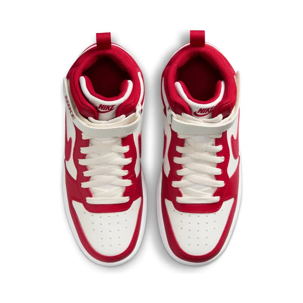 Nike Court Borough Mid 2 Sail White Gym Red (CD7782-124)