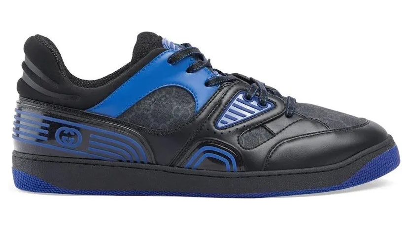 Gucci Basket Low Black Blue (724004FAA1U1160)