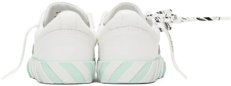 Off-White White Vulcanized Eco Canvas Low Sneakers (OMIA085F21FAB0010151)