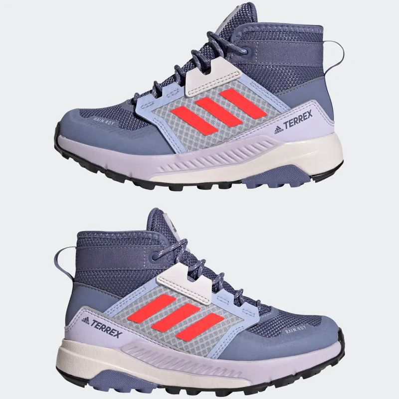 adidas Terrex Trailmaker Mid RAIN.RDY Hiking Orbit Violet / Solar Red / Purple Tint (FZ2590)