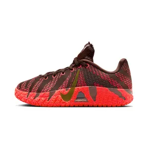 Nike Ja 3 GS Year Of The Horse “Light Chocolate / Bright Crimson / Cobalt Bliss / Metallic Gold” (IB4776-200)