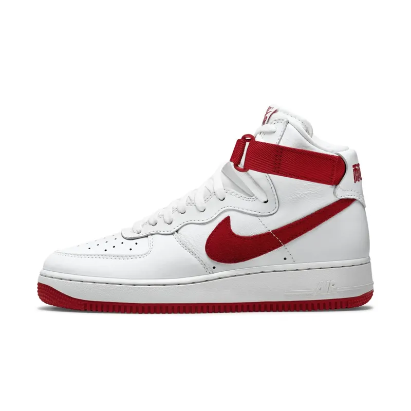 Nike Air Force 1 High Nai Ke Summit White (2015) Summit White/University Red (743546-100)
