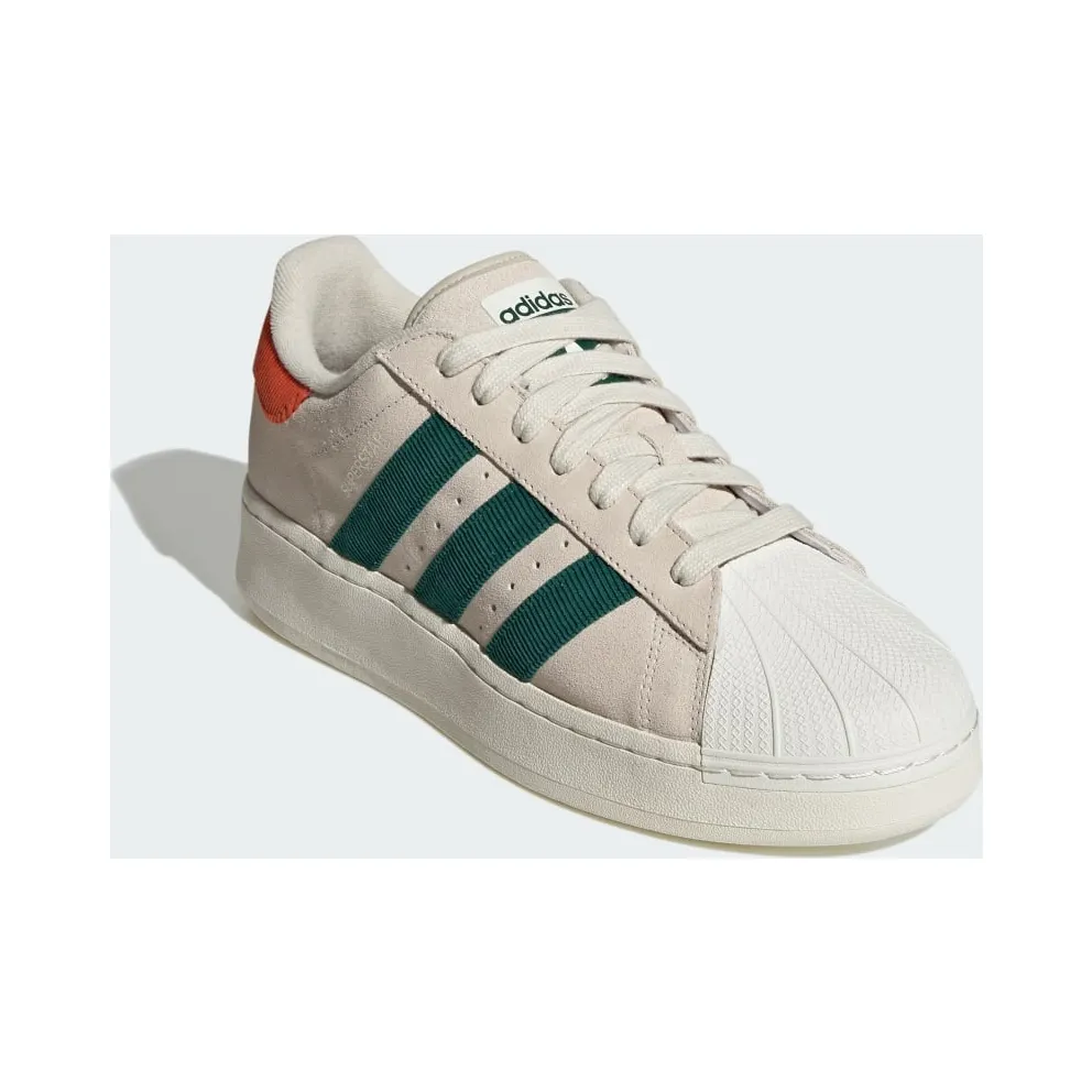 adidas Superstar XLG Aluminium / Collegiate Green / Preloved Red (ID8378)