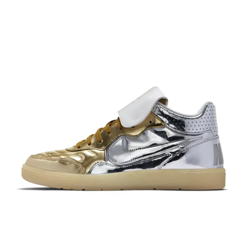 Nike Tiempo 94 Mid Liquid Metal Silver Gold Metallic Silver/Metallic Silver-Metallic Gold (718301-001)
