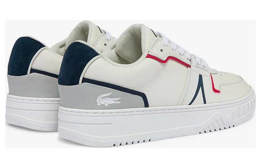 Lacoste L001 White / Navy / Red – “Wit” (42SMA0092_407) (3)